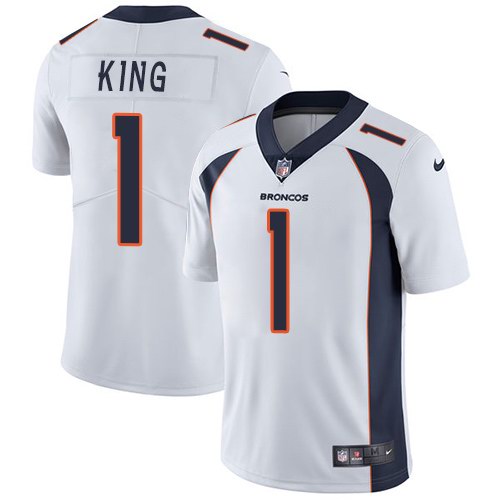 Nike Men & Women & Youth Broncos 1 Marquette King White NFL Vapor Untouchable Limited Jersey,We sell and wholesale Nike Men & Women & Youth Broncos 1 Marquette King White NFL Vapor Untouchable Limited Jersey on line form chian!